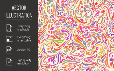 Seamless Floral Pattern - Vector Image