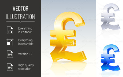 Abstract Pound Sign - Vector Image