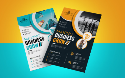 Minimální leták - šablona Corporate Identity