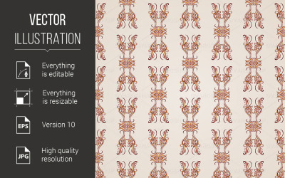 Seamless Floral Pattern - Vector Image