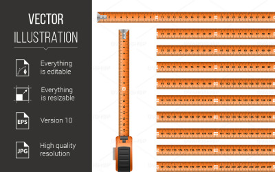 Tape Measure - Vector Image