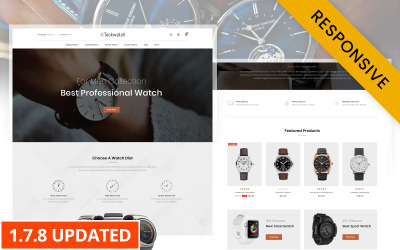 Tockwatch - motyw PrestaShop ze sklepu z antykami