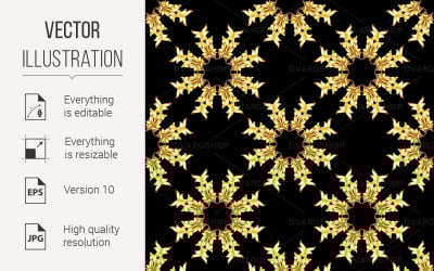 Gold Pattern - Vector Image