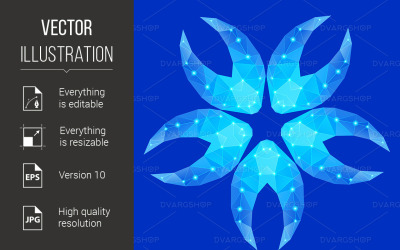 Polygonal Geometric Constellations - Vector Image