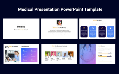 Tıbbi PowerPoint şablonu