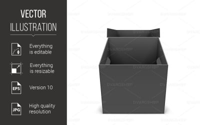 Black box - Vector Image