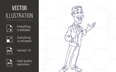 Businessman - Vector Image