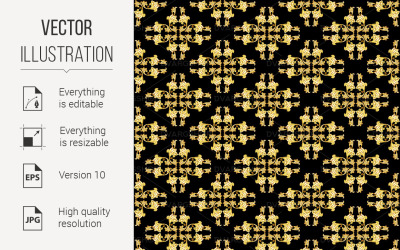 Gold Pattern - Vector Image