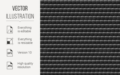 Heterogeneous Corrugated Surface - Vector Image