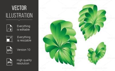 Shape of a hearts - Vector Image