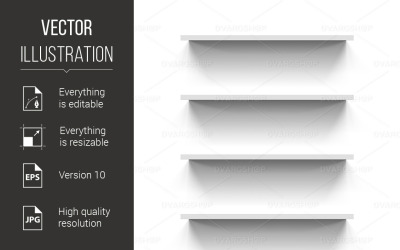 Shelves - Vector Image