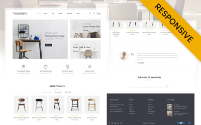 Kastery - WooCommerce šablona Obchod s dřevěným nábytkem