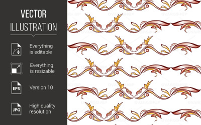 Paperhangings - Vector Image