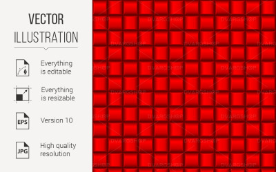 Abstract Red Cell Textures - Vector Image