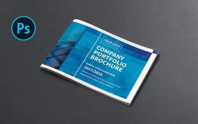 Brožura portfolia společnosti A5 - šablona Corporate Identity