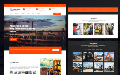 "Constru - Construction & Building Business" Responsive Joomla Template №118183