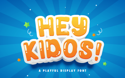 Hey Kidos - Carattere di visualizzazione giocoso