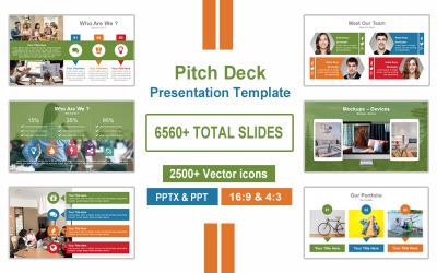 Investment Pitch Deck Presentation PowerPoint template