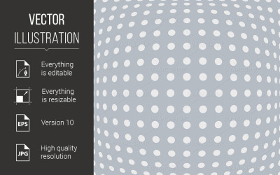 Abstract Perforated Background - Vector Image