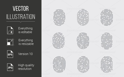 Fingerprint - Vector Image