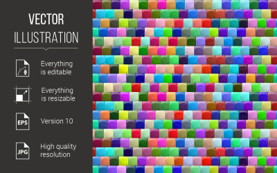 Heterogeneous Corrugated Surface - Vector Image