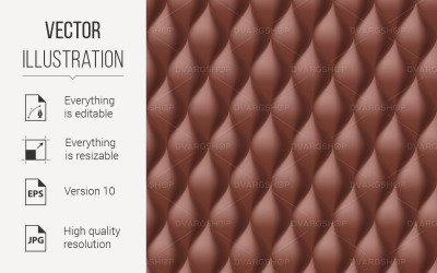 Vertical Convex Wavy Seamless Pattern - Vector Image