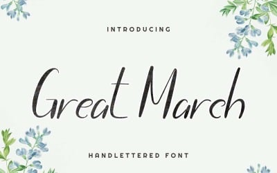 Grande carattere di marzo