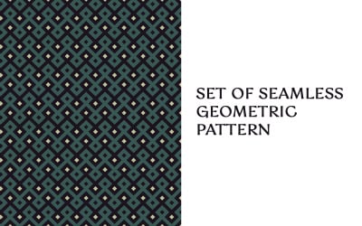 Set of Seamless Vector Geometric Pattern