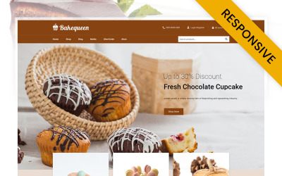 Bakequeen - Bakery Store WooCommerce Theme