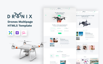 Dronix - Drone Store Website-Vorlage