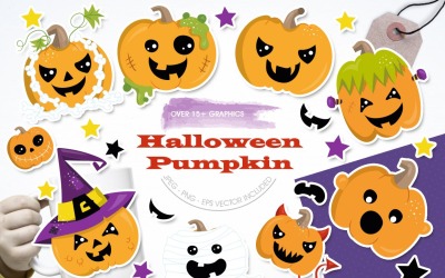Halloween Pumpkin - Vector Image