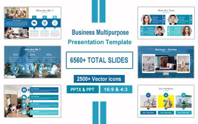 Top - Business Mehrzweck-PowerPoint-Vorlage