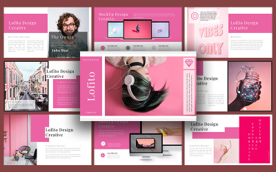 Szablon Keynote Lofito Feminime Business #118685