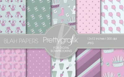 Delightful Darden Digital Paper - Vector Image