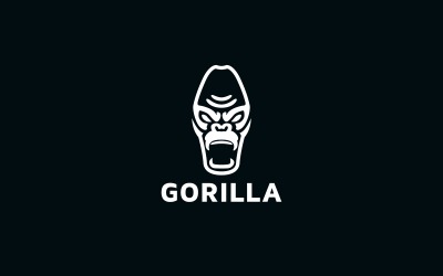 Gorilla logotyp mall