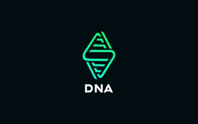 Modèle de logo ADN