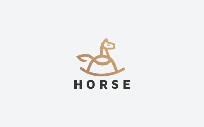 Modello di logo del cavallo