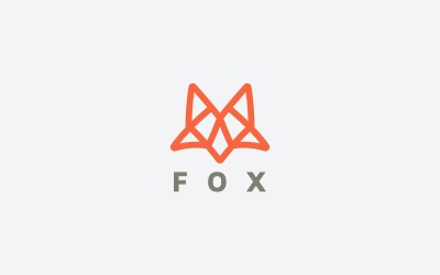 Modelo de logotipo da Fox