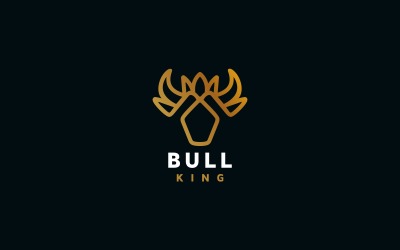 Plantilla de logotipo de Bull King