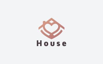 Plantilla de logotipo de Sweet Home