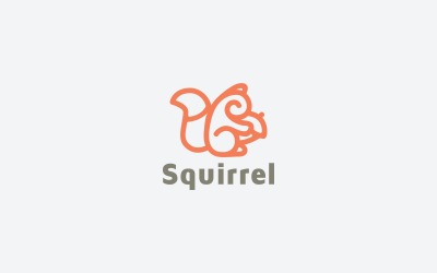 Squirrel Logo Template