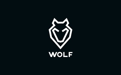 Wolf Logo Vorlage