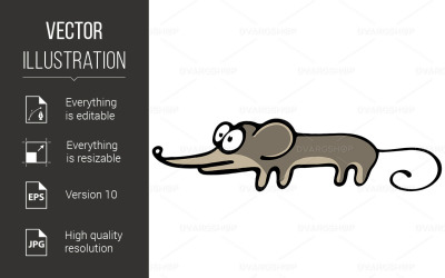 Abstract Mouse - Vector Image