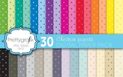 Polka Dot Digital Paper, Commercial - Vector Image
