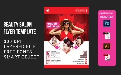 Beauty Flyers Volume-7 - Corporate Identity Template