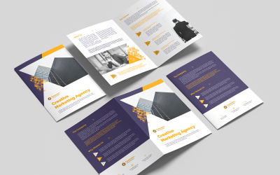 Bifold Brochure Creative - Corporate Identity Template