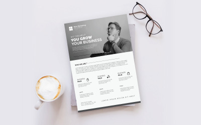 Creatieve flyer - huisstijlsjabloon