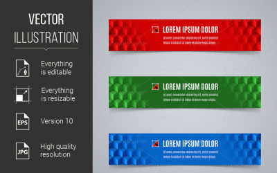 Abstract Banners - Vector Image