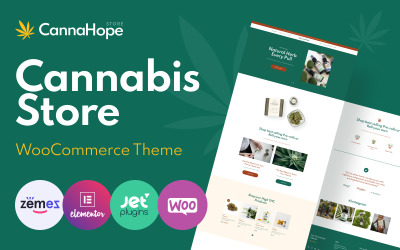CannaHope - téma lékařské marihuany a konopí WooCommerce