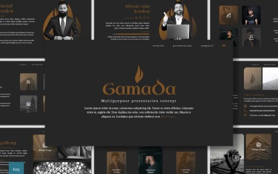 Gamada - szablon Keynote